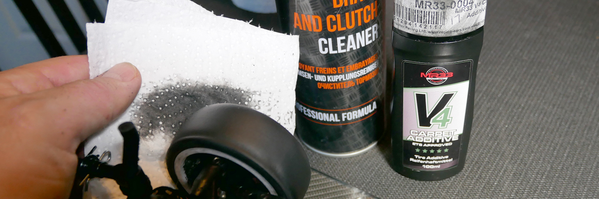 Cleaning RC Tyres